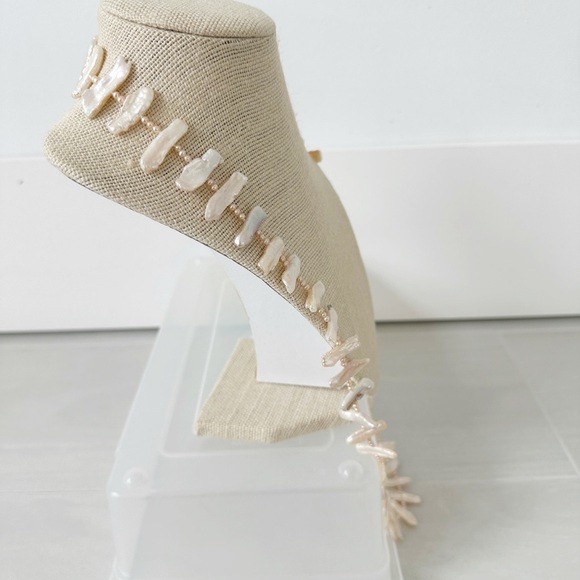 Genuine Freshwater Pearl Necklace Pink Cream 32" - Picture 5 of 6